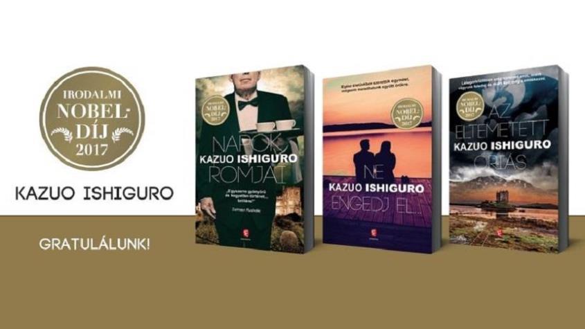 Kazuo Ishiguro kapta a 2017-es irodalmi Nobel-díjat