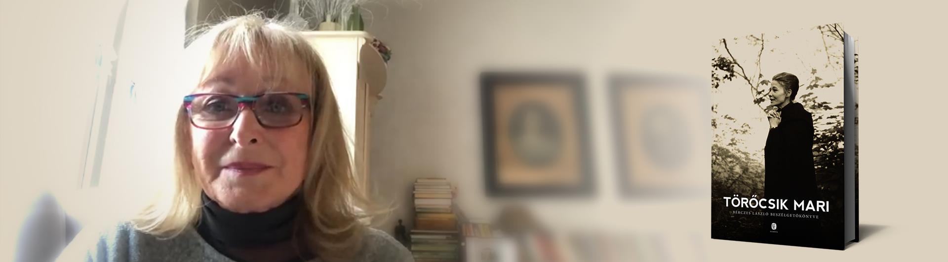 Bánsági Ildikó felolvas a Törőcsik Mariról szóló beszélgetőkönyvből