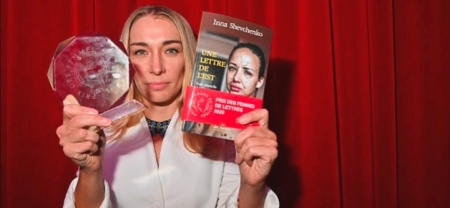 Inna Sevcsenko kapta idén a Prix des Femmes de Lettres díjat