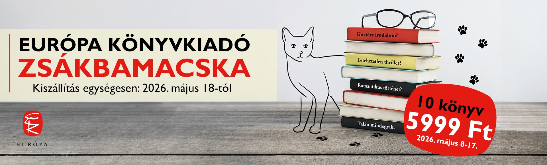 Európa Könyvkiadó zsákbamacska